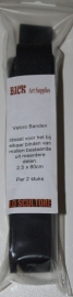 Velcro (Klittenband) sluitbanden 2,5x80cm set van 2 stuks