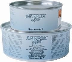 Akemi 5010 epoxylijm 2 komponenten opaak transparant 2,25Kg verpakking