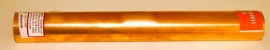 Latoenkoper 0,1 mm dikte  rol van 20cm breed 1 meter lengte
