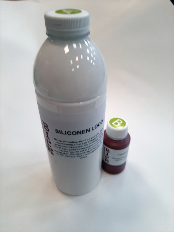 Siliconenrubber additie voor het gieten van lood, tin, zamak of zink 1 verpakking inclusief verharder | Siliconen componenten | Webwinkel BICK Art Supplies