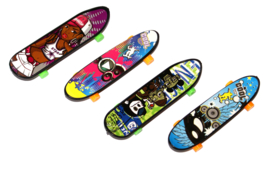 Zakje Oreo koekjes met vinger skateboard