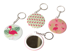 Zakje Oreo koekjes met flamingo sleutelhanger