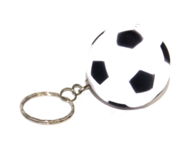 Zakje chips met voetbalsleutelhanger