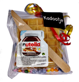 Nutella traktatie met wafels