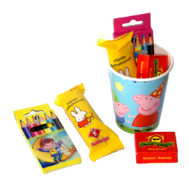 Peppa Pig traktatiebekers