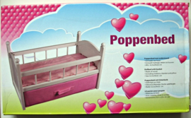 Poppenbed met ondermand