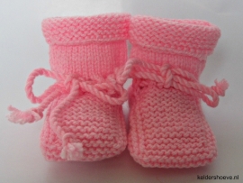 Babyslofjes - Acr. Mt 7 t/m 10 cm Licht Roze