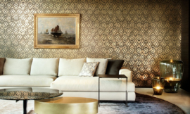 47522 Geo (met metalic foil) - Revera - Arte Wallpaper