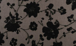 18003 Metal Velvet Flower and Lin - Flamant by ARTE wallpaper