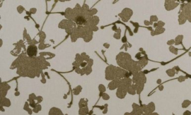 18008 Metal Velvet Flower and Lin - Flamant by ARTE wallpaper