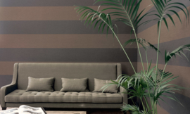 Grande Stripe 30004 - Flamant by Arte Wallpaper