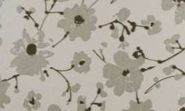 18005 Metal Velvet Flower and Lin - Flamant by ARTE wallpaper