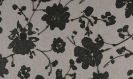 18004 Metal Velvet Flower and Lin - Flamant by ARTE wallpaper