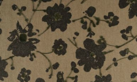 18007 Metal Velvet Flower and Lin - Flamant by ARTE wallpaper
