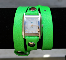 La Mer simple neon green silver