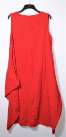 Zanzea rode jurk-5XL