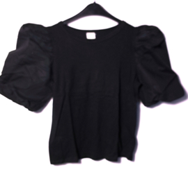 H&M zwarte top -S