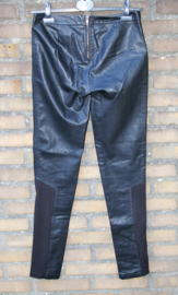 Only zwarte pu broek-36