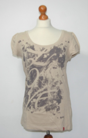 EDC beige t-shirt-L