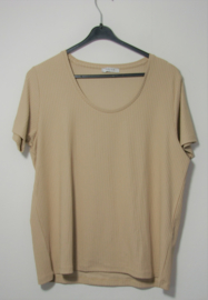 Pieces beige t-shirt-XL