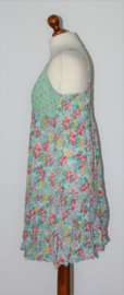 Groene bloemetjes jurk-38