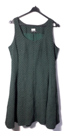 Heart groene stippeltjes jurk/overgooier-XL