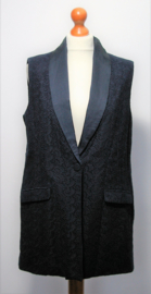 Mango blauwe gilet-L