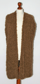 Bruine teddyvest-M/L