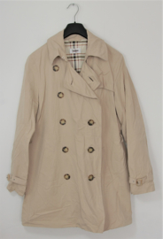 Cassani creme trenchcoat- 42