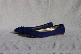 Pearlz blauwe ballerinas- 36