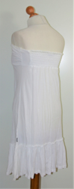 Watch witte strapless jurk-34