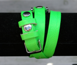 La Mer simple neon green silver