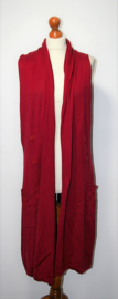 Cora Kemperman rood vest-XL