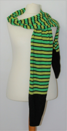 Hebbeding groen/zwarte sjaal
