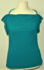 Cora Kemperman blauwe top-XL