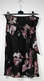 H&M zwart/paarse rok-36