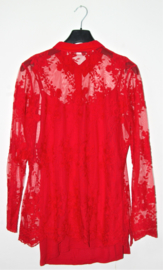 Ashley Brooks rood jurkje met blouse-L