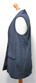 Mango blauwe gilet-L