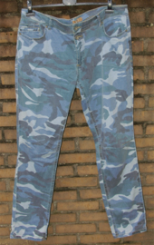 Zizo blauwe camouflage broek-46