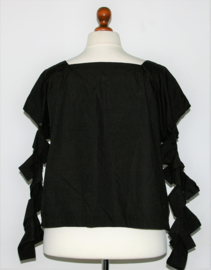 Oakydoky zwarte blouse/tuniek-2