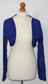 Cora Kemperman blauwe bolero-L