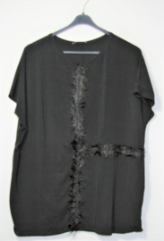 Zara zwart shirt-L