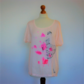 Superstar roze shirt-L