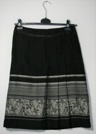 H&M zwart/grijze rok-36