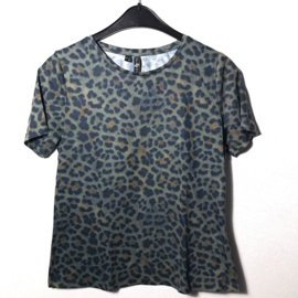 Rainbow animalprint shirt-42/44