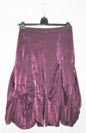 Art paars metallic look rok-L