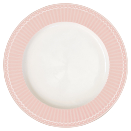 Greengate Stoneware Alice pale pink  dinnerplate