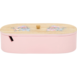 Greengate Storage box Ellie pale pink medium