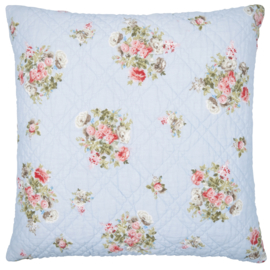 Greengate Cushion cover Petricia pale blue 50x50cm