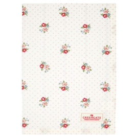 Greengate teatowel Eja white